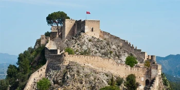 Spain Golf Cruise Vacation Package Xativa Castle, Valencia, Spain - PerryGolf + Azamara Cruises